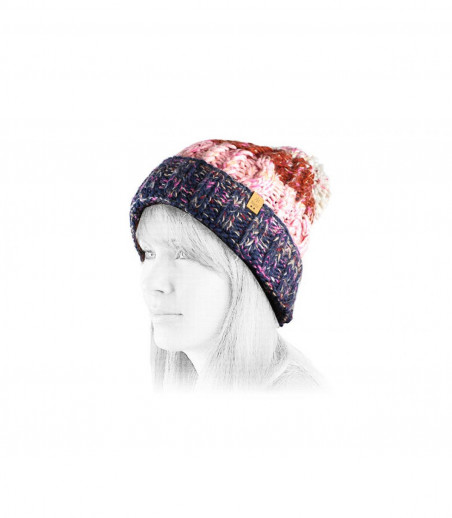 Barts strisce di cappello nappa blu ma Barts strisce di cappello nappa blu ma
